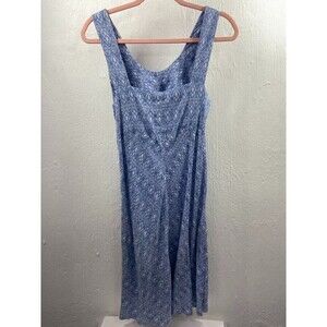 AVENTURA WOMENS MED SLEEVELESS TANK DRESS BLUE